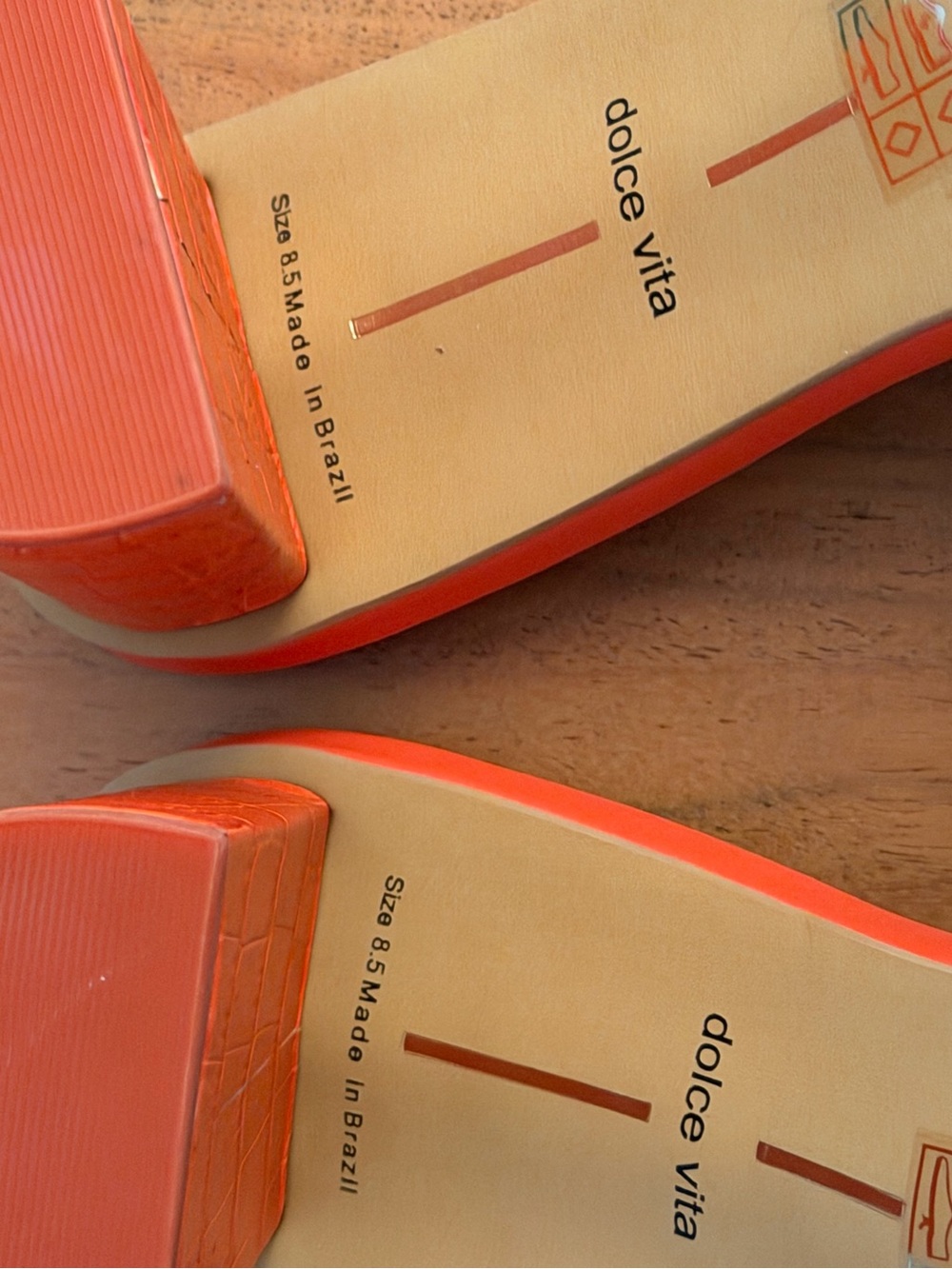 DOLCE VITA - PRIANA HEELS PERSIMMON STELLA - size 8.5 - Picture 3 of 4